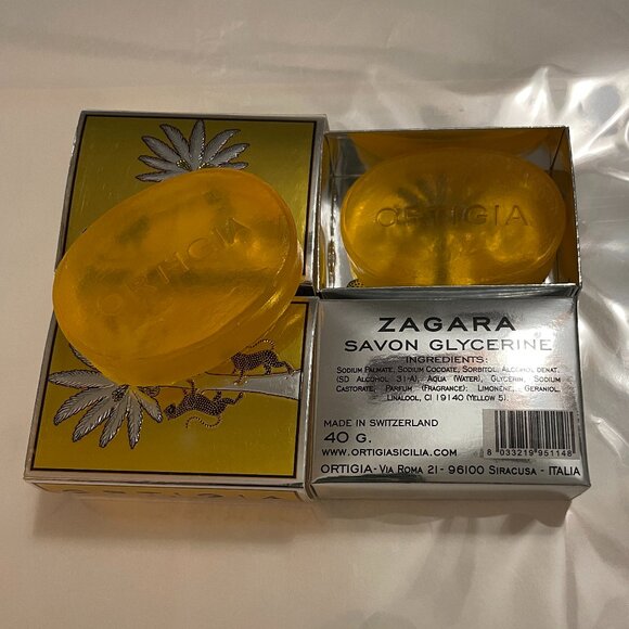 ORTIGIA SICILIA Zagara Two Bar Soap Set 40g/each Brand New in Box - Picture 3 of 12